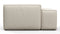 Andes - Andes Outdoor Module, Left Arm Chaise, Natural Textured Weave