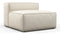 Andes - Andes Outdoor Module, Armless, Natural Textured Weave