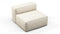Andes - Andes Outdoor Module, Armless, Natural Textured Weave
