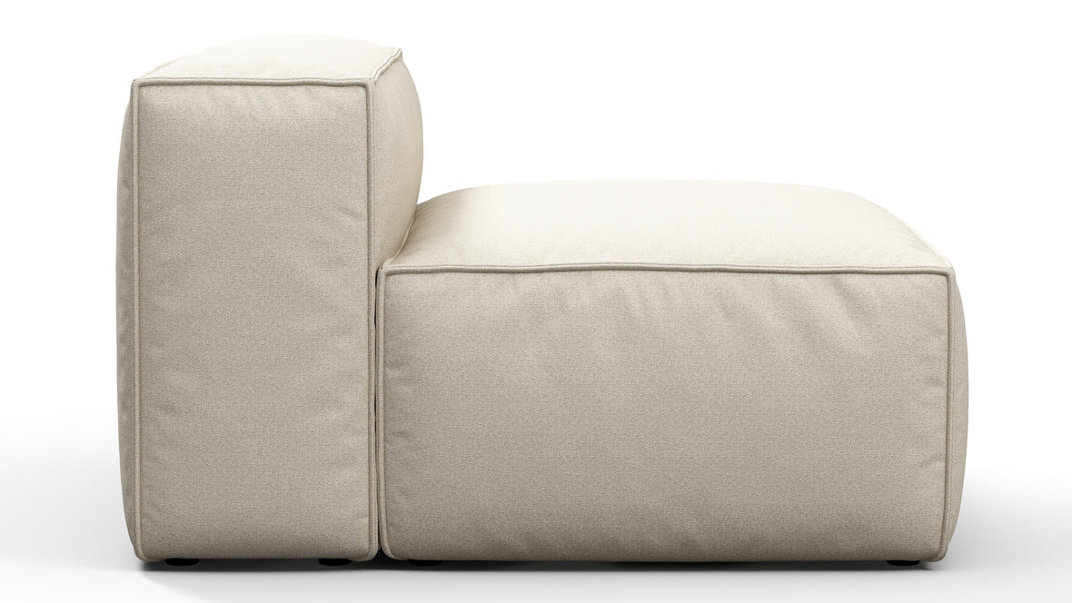 Andes - Andes Outdoor Module, Armless, Natural Textured Weave
