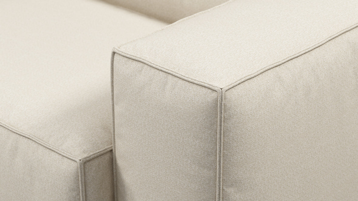 Andes - Andes Outdoor Module, Right Arm, Natural Textured Weave