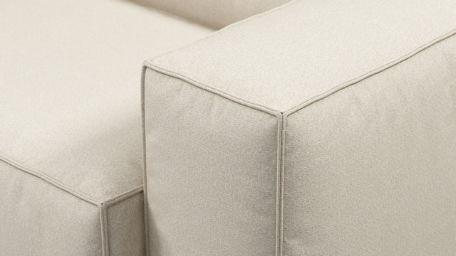 Andes - Andes Outdoor Module, Right Arm, Natural Textured Weave