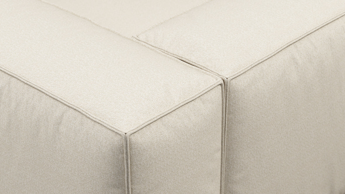 Andes - Andes Outdoor Module, Right Arm, Natural Textured Weave
