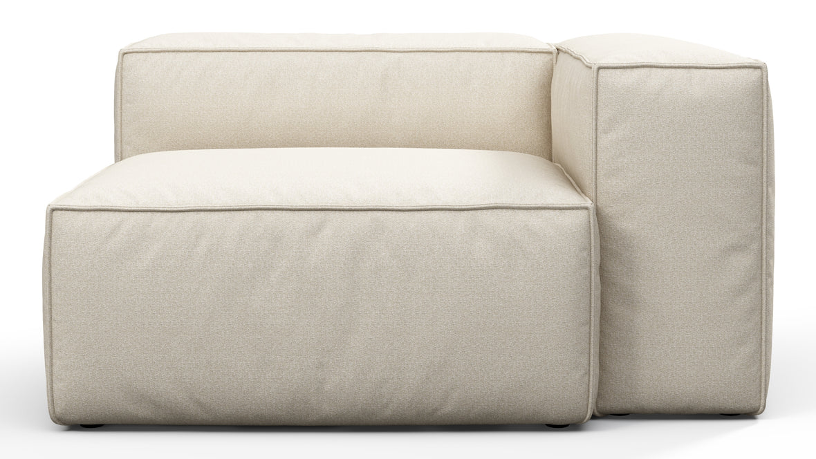 Andes - Andes Outdoor Module, Right Arm, Natural Textured Weave