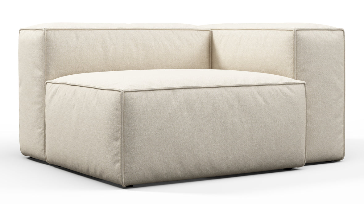 Andes - Andes Outdoor Module, Right Arm, Natural Textured Weave