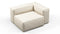 Andes - Andes Outdoor Module, Right Arm, Natural Textured Weave