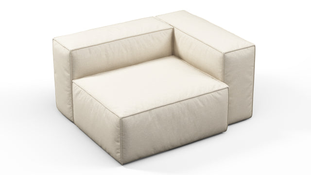 Andes - Andes Outdoor Module, Right Arm, Natural Textured Weave