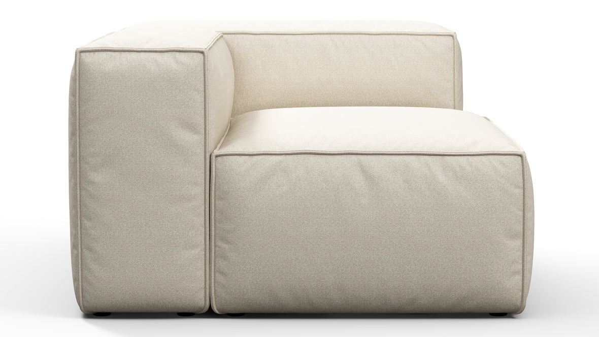 Andes - Andes Outdoor Module, Right Arm, Natural Textured Weave