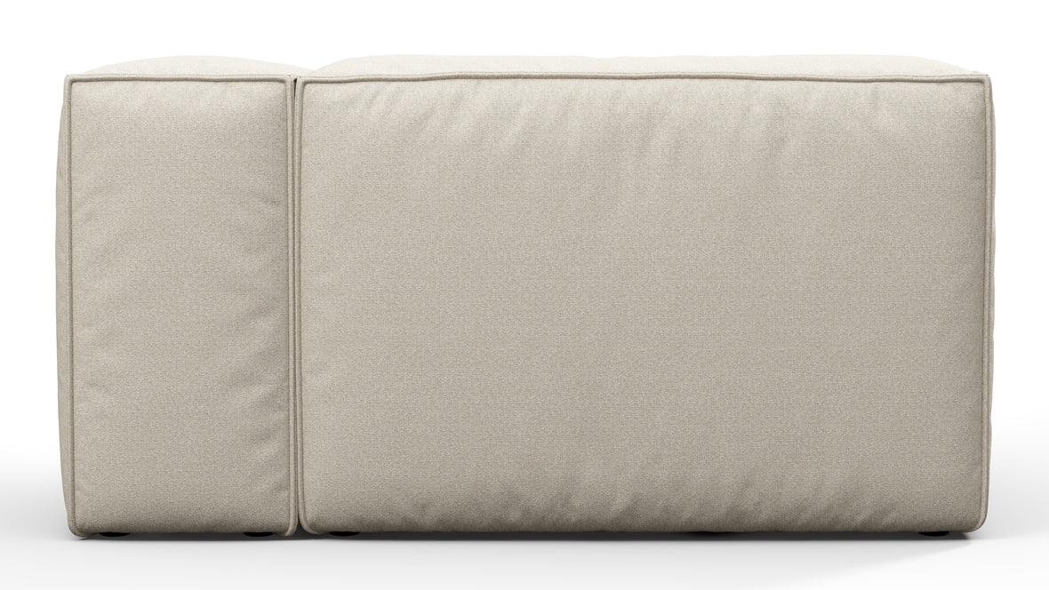 Andes - Andes Outdoor Module, Right Arm, Natural Textured Weave