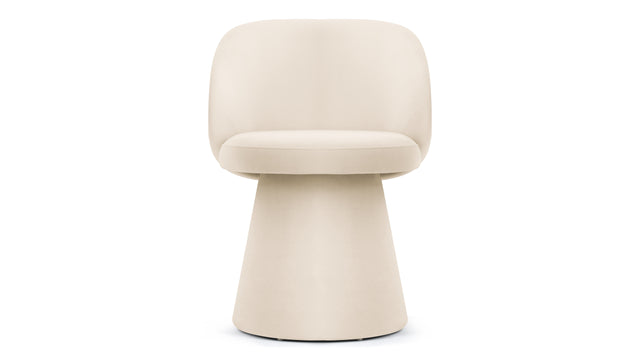 Ria - Ria Side Chair, Almond Velvet