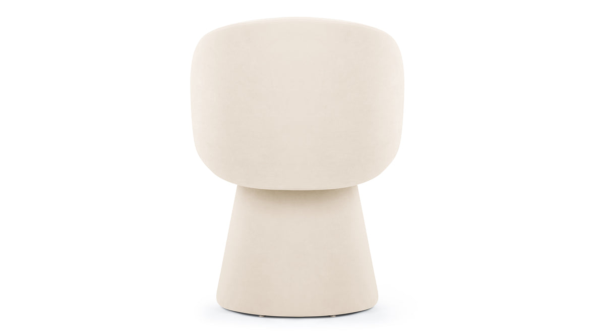 Ria - Ria Side Chair, Almond Velvet