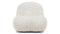 Rocha - Rocha Lounge Chair, Natural Vegan Fur