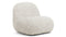 Rocha - Rocha Lounge Chair, Natural Vegan Fur