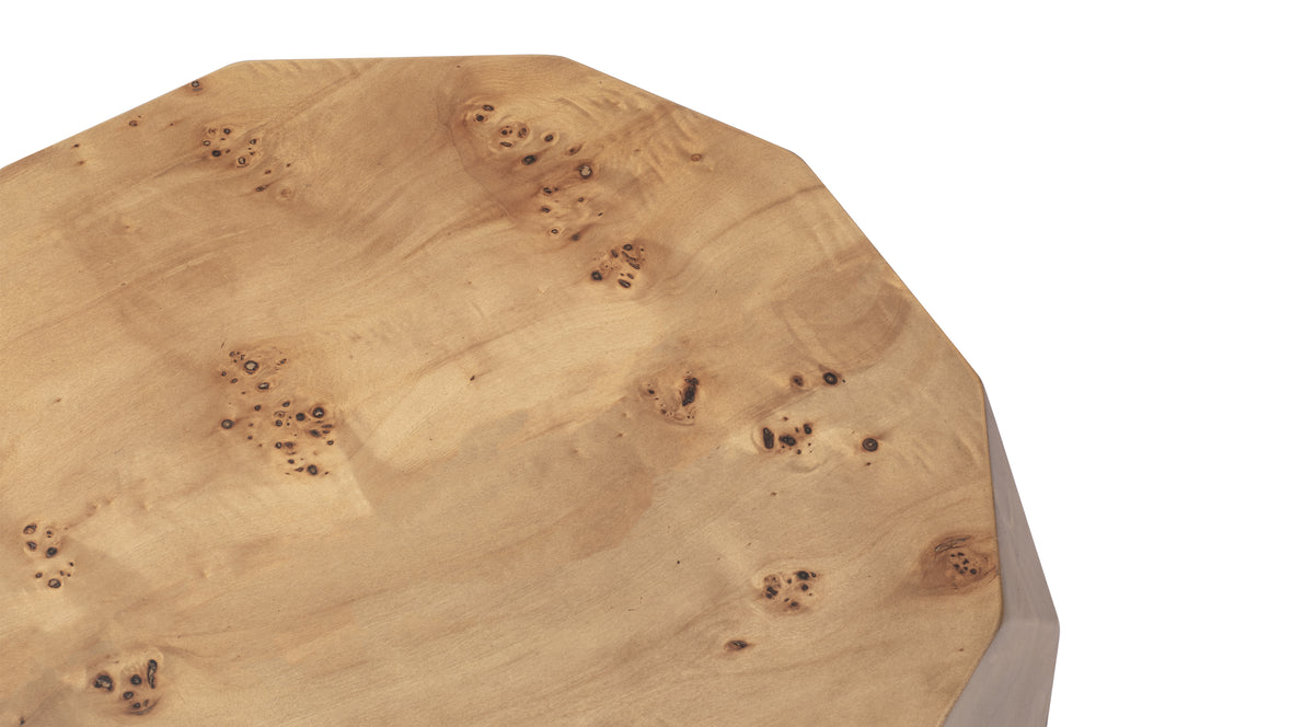 Callie - Callie Side Table, Burl Walnut