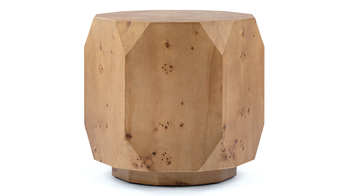 Callie - Callie Side Table, Burl Walnut