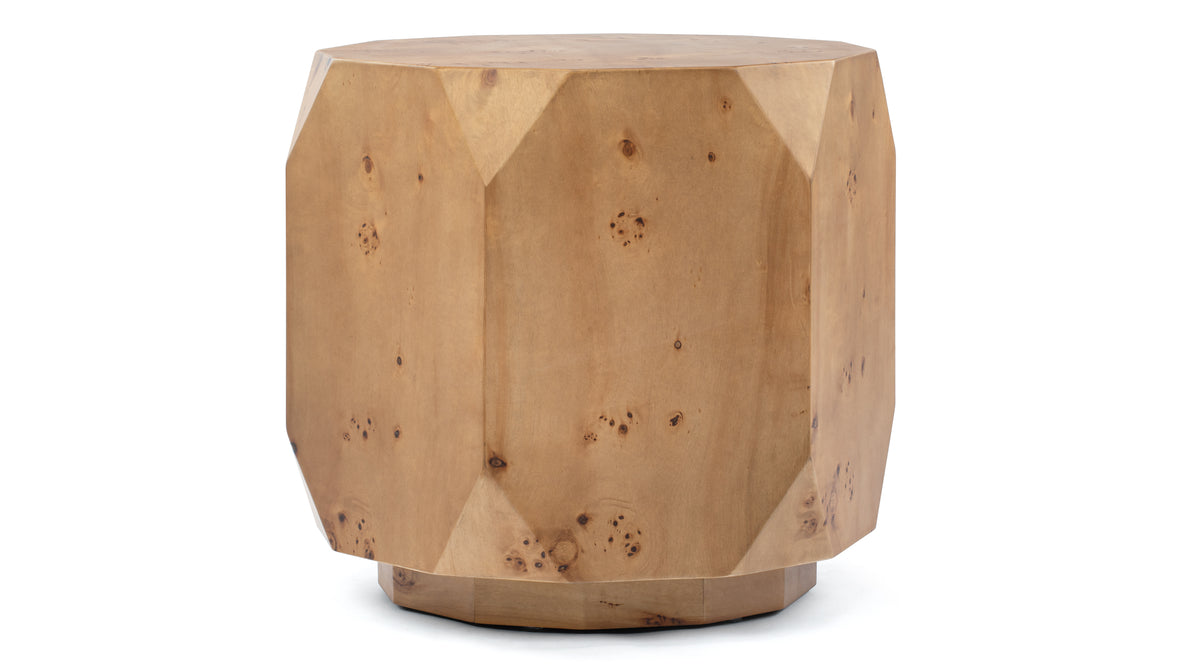 Callie - Callie Side Table, Burl Walnut