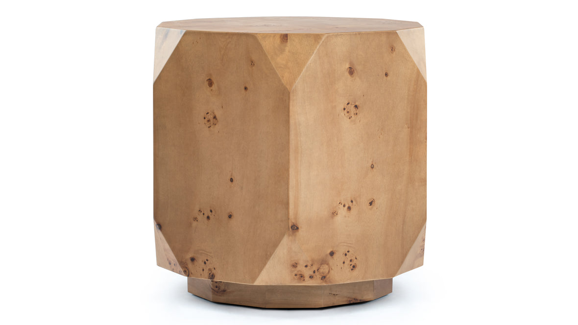 Callie - Callie Side Table, Burl Walnut