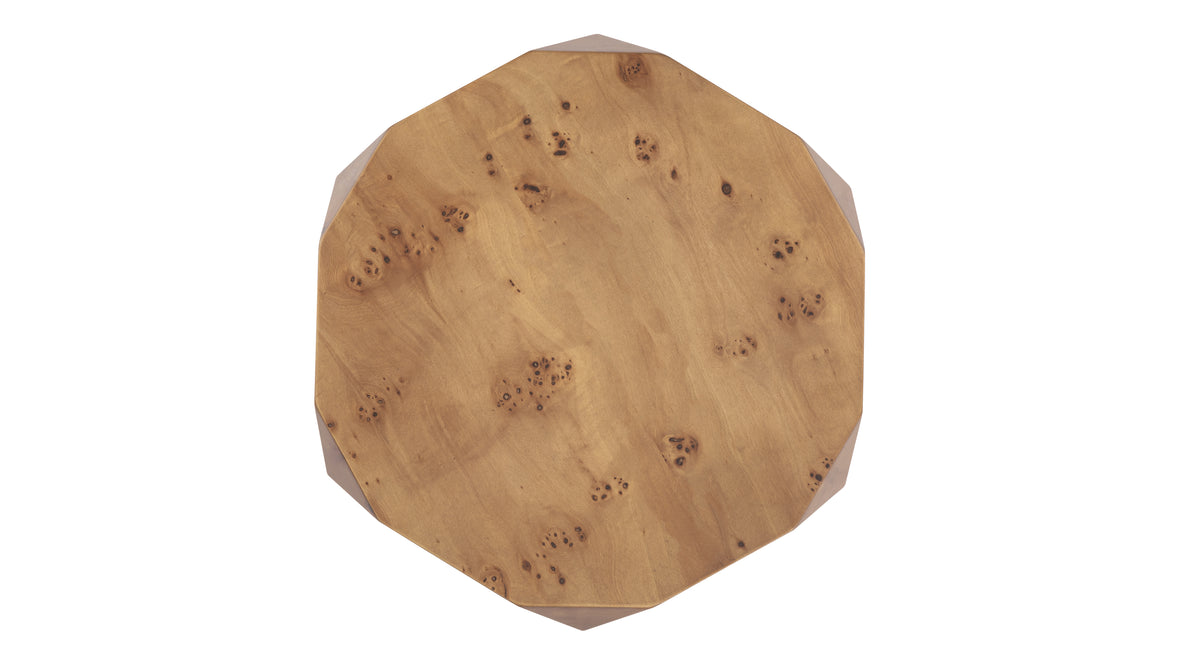 Callie - Callie Side Table, Burl Walnut