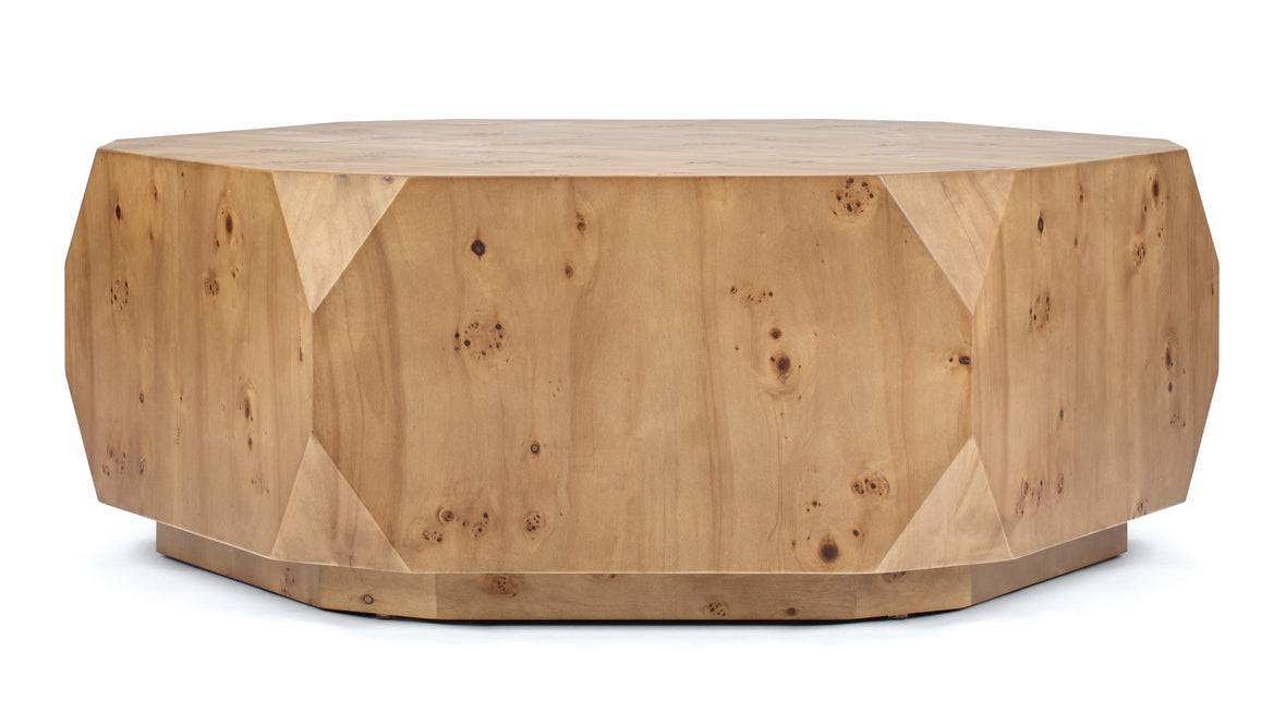 Callie - Callie Coffee Table, Burl Walnut