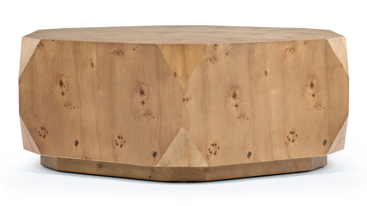 Callie - Callie Coffee Table, Burl Walnut