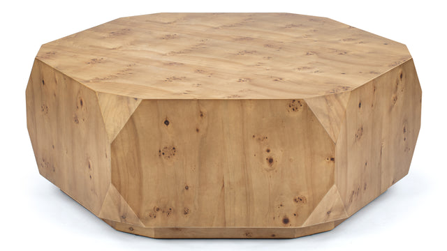 Callie - Callie Coffee Table, Burl Walnut