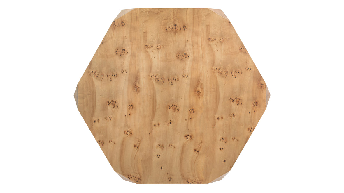 Callie - Callie Coffee Table, Burl Walnut