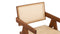 Jeanneret Outdoor - Jeanneret Outdoor Armchair, Walnut Stained Teak