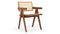 Jeanneret Outdoor - Jeanneret Outdoor Armchair, Walnut Stained Teak