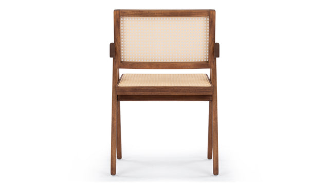 Jeanneret Outdoor - Jeanneret Outdoor Armchair, Walnut Stained Teak