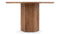 Lotus - Lotus Outdoor Dining Table, Walnut Stained Teak, 47