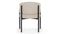 Esme Outdoor - Esme Outdoor Dining Chair, Latte Performance Weave and Black