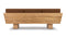 Suelo - Suelo Outdoor Sofa, Natural Teak with Mocha Cushions