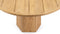 Lotus - Lotus Outdoor Dining Table, Natural Teak, 47