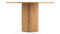 Lotus - Lotus Outdoor Dining Table, Natural Teak, 47