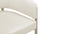 Esme Outdoor - Esme Outdoor Dining Chair, Ivory Performance Weave and Brushed Brass