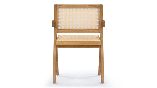 Jeanneret Outdoor - Jeanneret Outdoor Armchair, Natural Teak