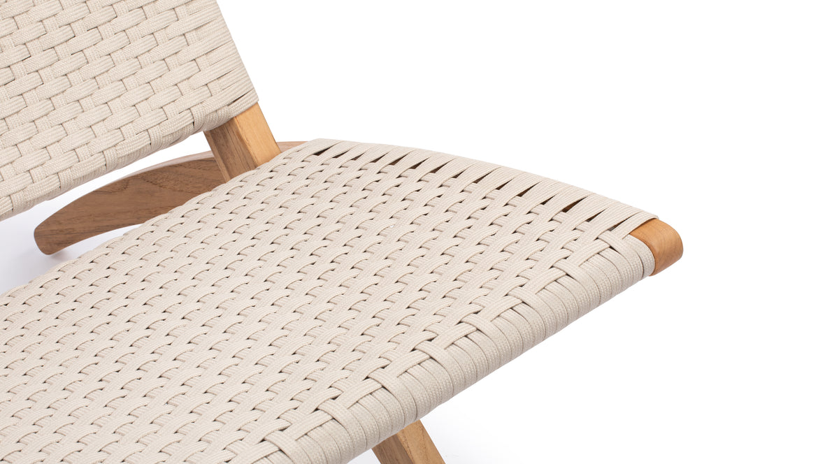 Cuba - Cuba Outdoor Chair, Natural Teak