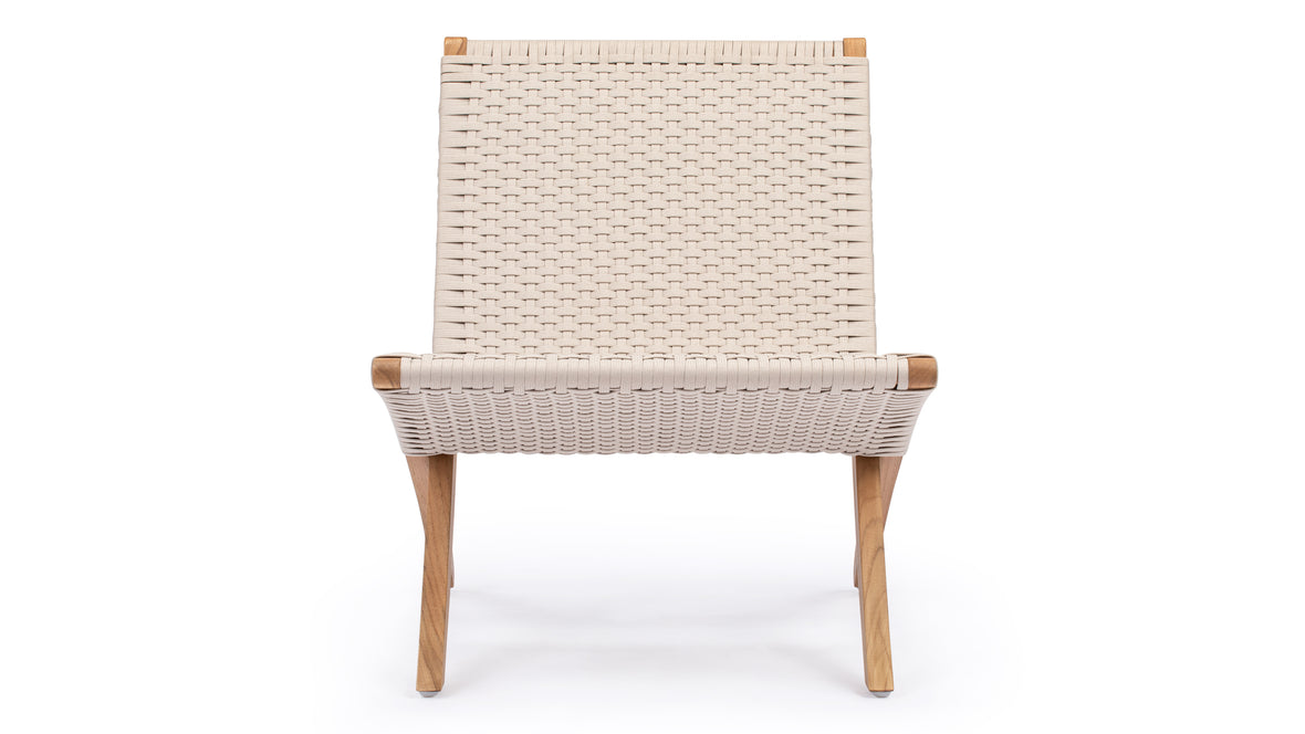 Cuba - Cuba Outdoor Chair, Natural Teak
