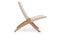 Cuba - Cuba Outdoor Chair, Natural Teak