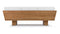 Suelo - Suelo Outdoor Sofa, Natural Teak with White Cushions