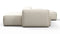 Andes - Andes Outdoor Sectional, Double Sided, Right Chaise, Natural Textured Weave