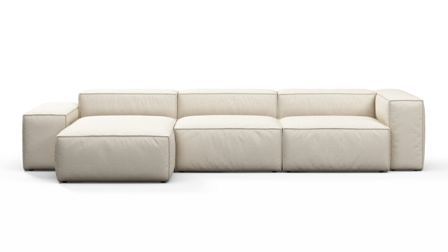 Andes - Andes Outdoor Sectional, Left Chaise, Natural Textured Weave