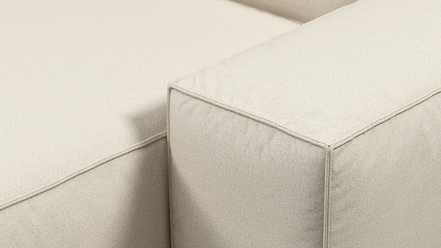 Andes - Andes Outdoor Sectional, Right Chaise, Natural Textured Weave