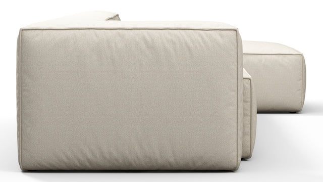 Andes - Andes Outdoor Sectional, Right Chaise, Natural Textured Weave