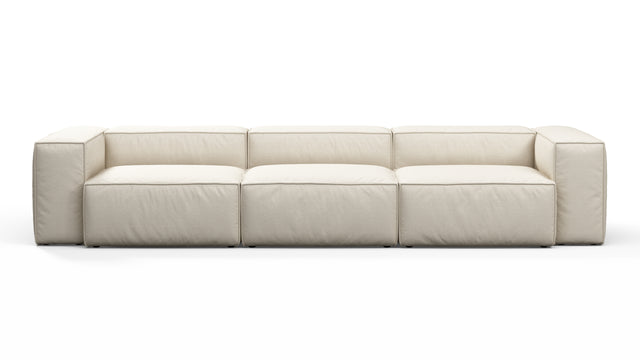 Andes - Andes Outdoor Sectional, Three Seater, Natural Textured Weave