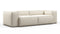 Andes - Andes Outdoor Sectional, Two Seater, Natural Textured Weave