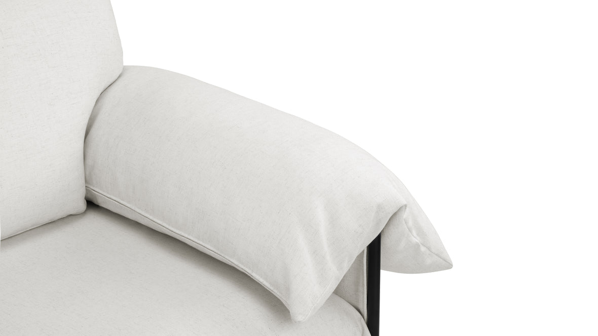 Positano - Positano Lounge Chair, Oat Linen