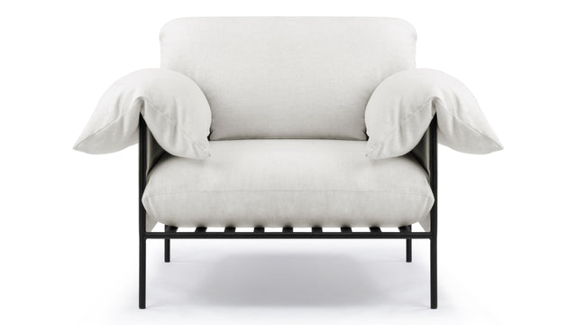 Positano - Positano Lounge Chair, Oat Linen
