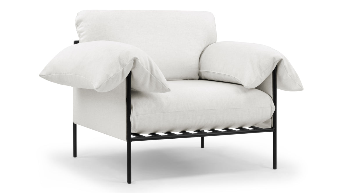 Positano - Positano Lounge Chair, Oat Linen