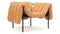 Puffy - Puffy Lounge Chair, Tan Vegan Leather